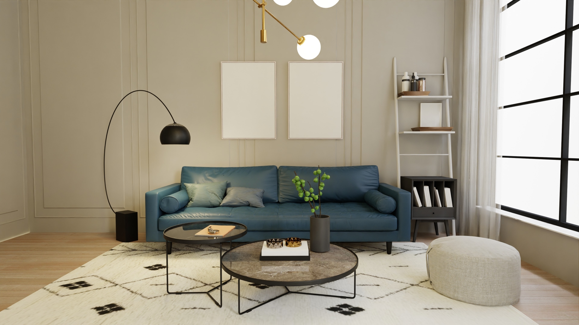 掃除がめんどくさい人のための、ゴミ箱を1つにして整えたシンプルな部屋